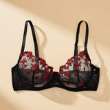 Veloura Bloom – cvjetni vezeni komplet donjeg rublja — 8